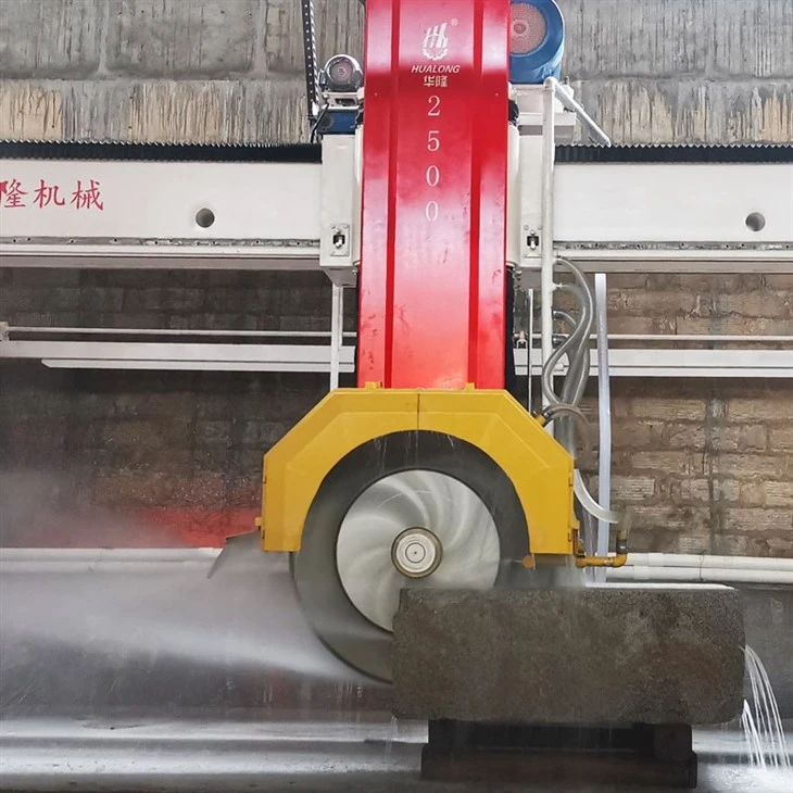 Multi Blade Granite Block Cutting